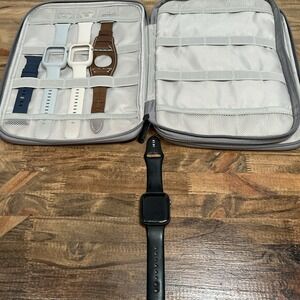 Apple Watch Series 4 44 mm Black (GPS) with Multiple Bands and Case Unlocked